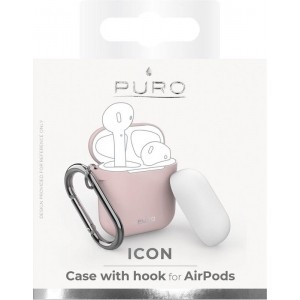 PURO ICON Case with hook - Etui Apple AirPods 1 
