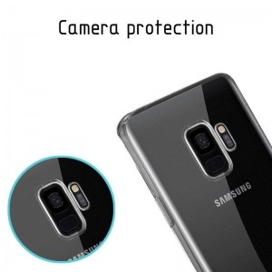 Crong Crystal Slim Cover - Etui Samsung Galaxy S9 (przezroczysty)-650220