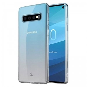 Crong Crystal Slim Cover - Etui Samsung Galaxy S10 (przezroczysty)-650472