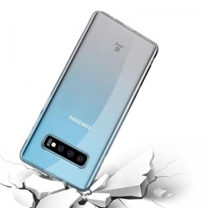 Crong Crystal Slim Cover - Etui Samsung Galaxy S10 (przezroczysty)-650475