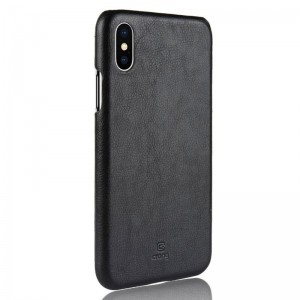 Crong Essential Cover - Etui iPhone Xs / X (czarny)-651311