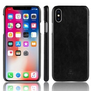 Crong Essential Cover - Etui iPhone Xs / X (czarny)-651313