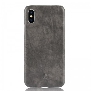 Crong Essential Cover - Etui iPhone Xs / X (szary)-651315