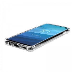 Crong Hybrid Protect Cover - Etui Samsung Galaxy S10 (przezroczysty)-654765