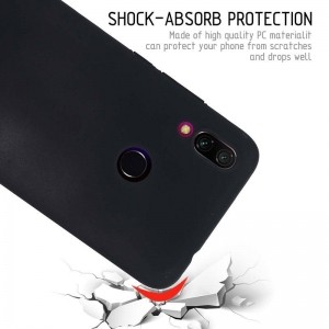 Crong Smooth Skin - Etui Xiaomi Redmi 7 (czarny)-655189