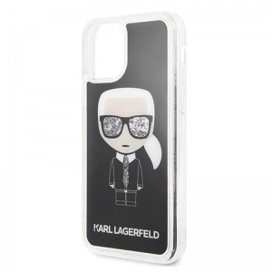 Karl Lagerfeld Iconic Glitter - Etui iPhone 11 Pro Max (Black)-682426