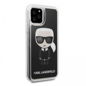 Karl Lagerfeld Iconic Glitter - Etui iPhone 11 Pro Max (Black)-682428