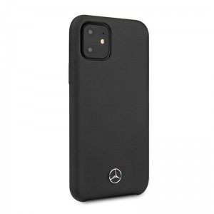 Mercedes Liquid Silicon Case - Etui iPhone 11 (Black)-682463