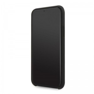 Mercedes Liquid Silicon Case - Etui iPhone 11 (Black)-682464
