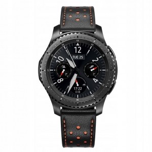 TECH-PROTECT LEATHER SAMSUNG GEAR S3 BLACK-694096