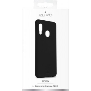 PURO ICON Cover - Etui Samsung Galaxy A20e (czarny)-711623