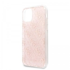 Guess 4G Glitter - Etui iPhone 11 Pro Max (Pink)-756636