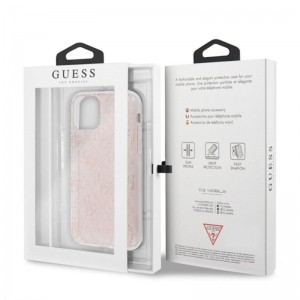 Guess 4G Glitter - Etui iPhone 11 Pro Max (Pink)-756638