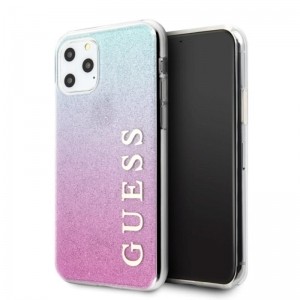 Guess Glitter Gradient - Etui iPhone 11 Pro Max (Pink/Blue)-756676