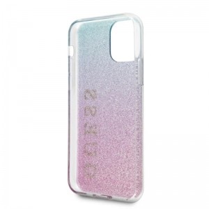 Guess Glitter Gradient - Etui iPhone 11 Pro Max (Pink/Blue)-756679