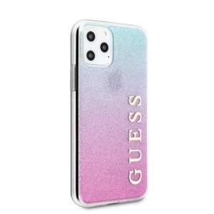 Guess Glitter Gradient - Etui iPhone 11 Pro Max (Pink/Blue)-756681