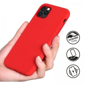 Crong Color Cover - Etui iPhone 11 Pro (czerwony)-764891