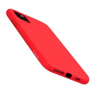 Crong Color Cover - Etui iPhone 11 Pro (czerwony)-764892