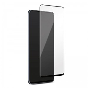 PURO Frame Tempered Glass - Szkło ochronne hartowane na ekran Samsung Galaxy A51 (czarna ramka)-785444