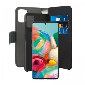 PURO Wallet Detachable - Etui 2w1 Samsung Galaxy A71 (czarny)-785447