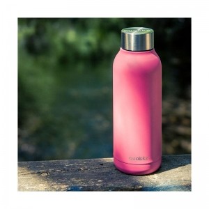 Quokka Solid - Butelka termiczna ze stali nierdzewnej 510 ml (Brink Pink)-882785