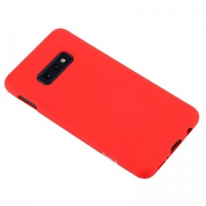 Crong Color Cover - Etui Samsung Galaxy S10e (czerwony)-889134
