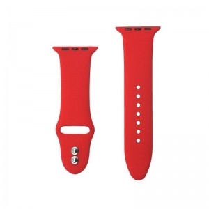 Crong Liquid Band - Pasek Apple Watch 38/40 mm (czerwony)-890469