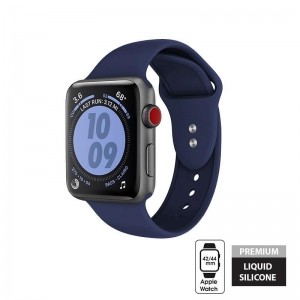 Crong Liquid Band - Pasek Apple Watch 42/44 mm (granatowy)-890478