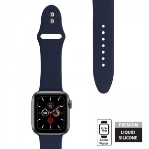 Crong Liquid Band - Pasek Apple Watch 42/44 mm (granatowy)-890479