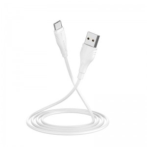 Borofone - Kabel USB-A do USB-C, 2 m (Biały)-891098
