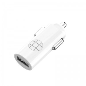 Budi - Ładowarka samochodowa USB 12W z kablem Lightning w zestawie-892632