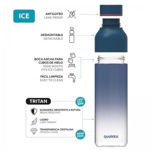 Quokka Ice Kids - Butelka na wodę z tritanu 570 ml (Dots)-892866