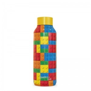 Quokka Solid Kids - Butelka termiczna ze stali nierdzewnej 510 ml (Color Bricks)-892877