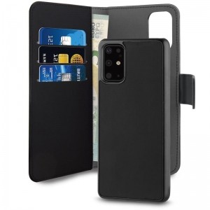 PURO Wallet Detachable - Etui 2w1 Samsung Galaxy S20  (czarny)-895344