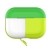 PURO ICON Fluo Case - Etui do Airpods Pro z dodatkową osłonką (Fluo Yellow + Fluo Green Cap)-1446324