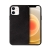 Crong Essential Cover - Etui ze skóry ekologicznej iPhone 12 / iPhone 12 Pro (czarny)-2761122