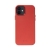 Crong Essential Cover - Etui ze skóry ekologicznej iPhone 12 / iPhone 12 Pro (czerwony)-2761138