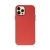 Crong Essential Cover - Etui ze skóry ekologicznej iPhone 12 / iPhone 12 Pro (czerwony)-2761139