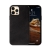 Crong Essential Cover - Etui ze skóry ekologicznej iPhone 12 Pro Max (czarny)-2761157