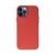 Crong Essential Cover - Etui ze skóry ekologicznej iPhone 12 Pro Max (czerwony)-2761171