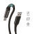 Crong Armor Link – Kabel 60W z USB-C na USB-A w oplocie 150cm (czarny)-2878342