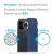 Speck Presidio2 Grip - Etui iPhone 13 Pro Max z powłoką MICROBAN (Coastal Blue/Black)-3372295