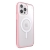 Speck Presidio Perfect-Clear with Impact Geometry + MagSafe - Etui iPhone 13 Pro Max z powłoką MICROBAN (Clear/Rosy Pink)-3372515