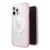 Speck Presidio Perfect-Clear with Impact Geometry + MagSafe - Etui iPhone 13 Pro Max z powłoką MICROBAN (Clear/Rosy Pink)-3372518