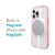Speck Presidio Perfect-Clear with Impact Geometry + MagSafe - Etui iPhone 13 Pro Max z powłoką MICROBAN (Clear/Rosy Pink)-3372523