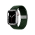 Crong Wave Band – Pleciony pasek do Apple Watch 38/40/41 mm (zielony)-3377791