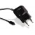 PURO Mini Travel Charger - Przenośna ładowarka sieciowa z kablem Micro USB (czarny)-339593
