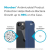 Speck Presidio2 Grip + MagSafe - Etui iPhone 14 / iPhone 13 z powłoką MICROBAN (Coastal Blue / Black / White)-4370942