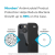 Speck Presidio2 Grip + MagSafe - Etui iPhone 14 / iPhone 13 z powłoką MICROBAN (Black / Black / White)-4370958