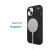 Speck Presidio2 Grip + MagSafe - Etui iPhone 14 / iPhone 13 z powłoką MICROBAN (Black / Black / White)-4370960